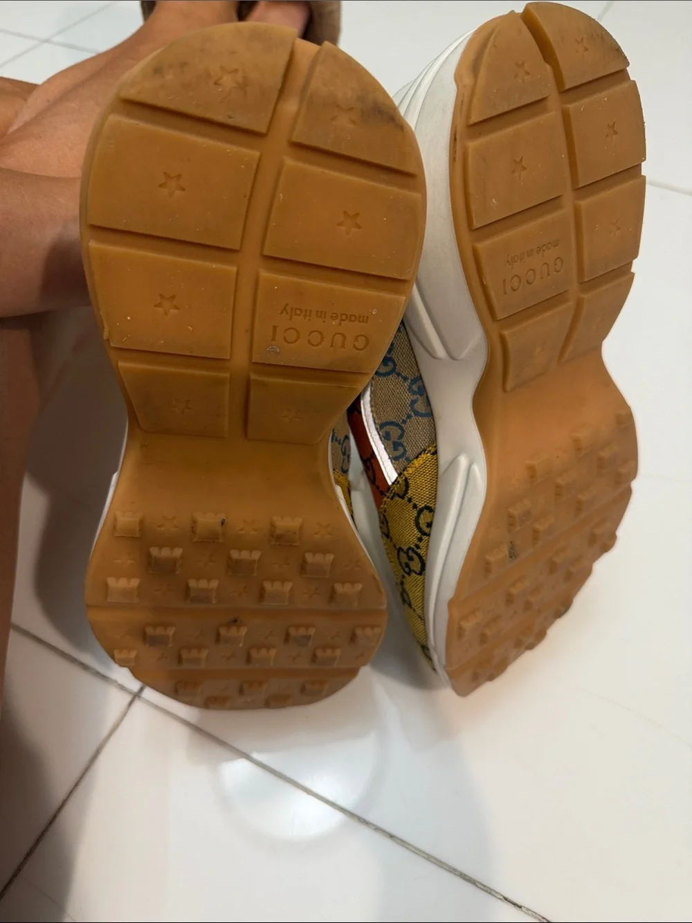 Gucci Rhyton Multicolor GG Sneaker 6.5 men’s